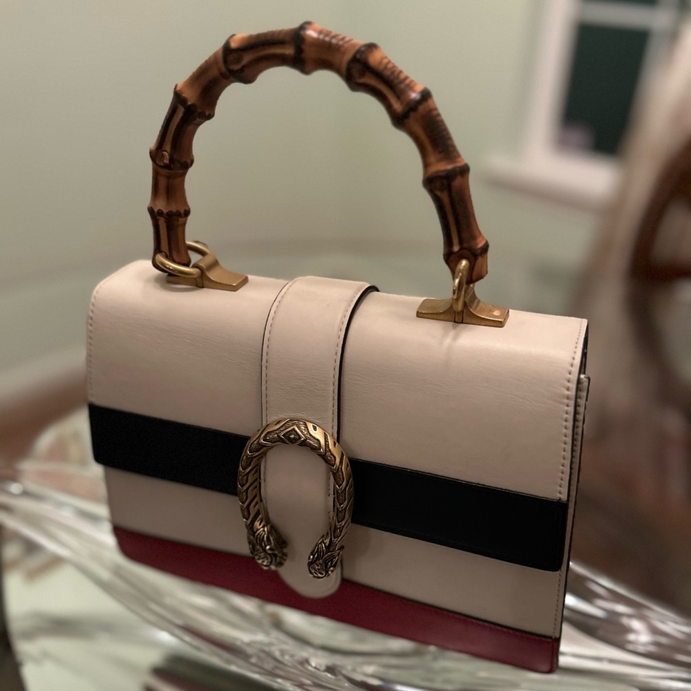 Gucci Medium Dionysus Bamboo Top Handle Bag With Straps - Picture 1 of 7